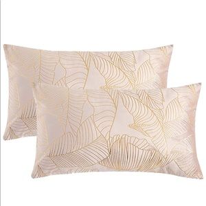 Decorative Throw Lumbar Pillows - blush pk of 2